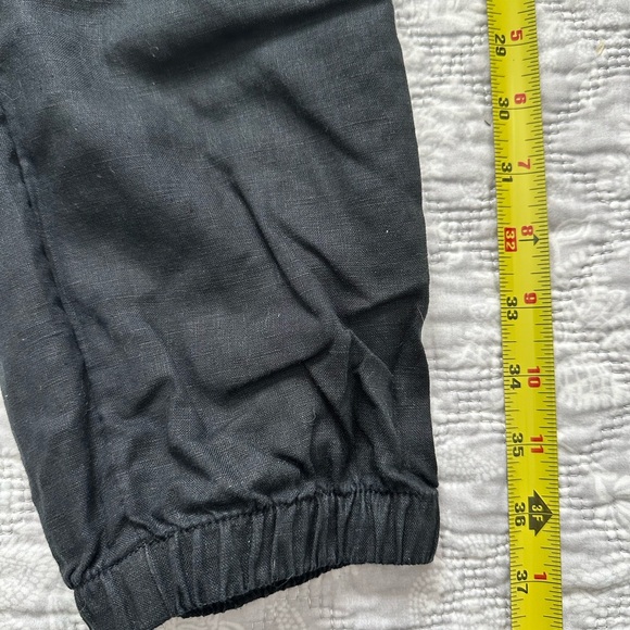 Athleta Black Linen Joggers - Picture 9 of 9